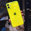 Coque de téléphone transparente à paillettes brillantes pour modèles d'iPhone