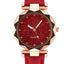 Reloj de Cuarzo para Mujeres con Pulsera de Cuero Elegante