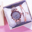 Reloj de Cuarzo para Mujeres con Pulsera de Cuero Elegante