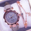 Reloj de Cuarzo para Mujeres con Pulsera de Cuero Elegante