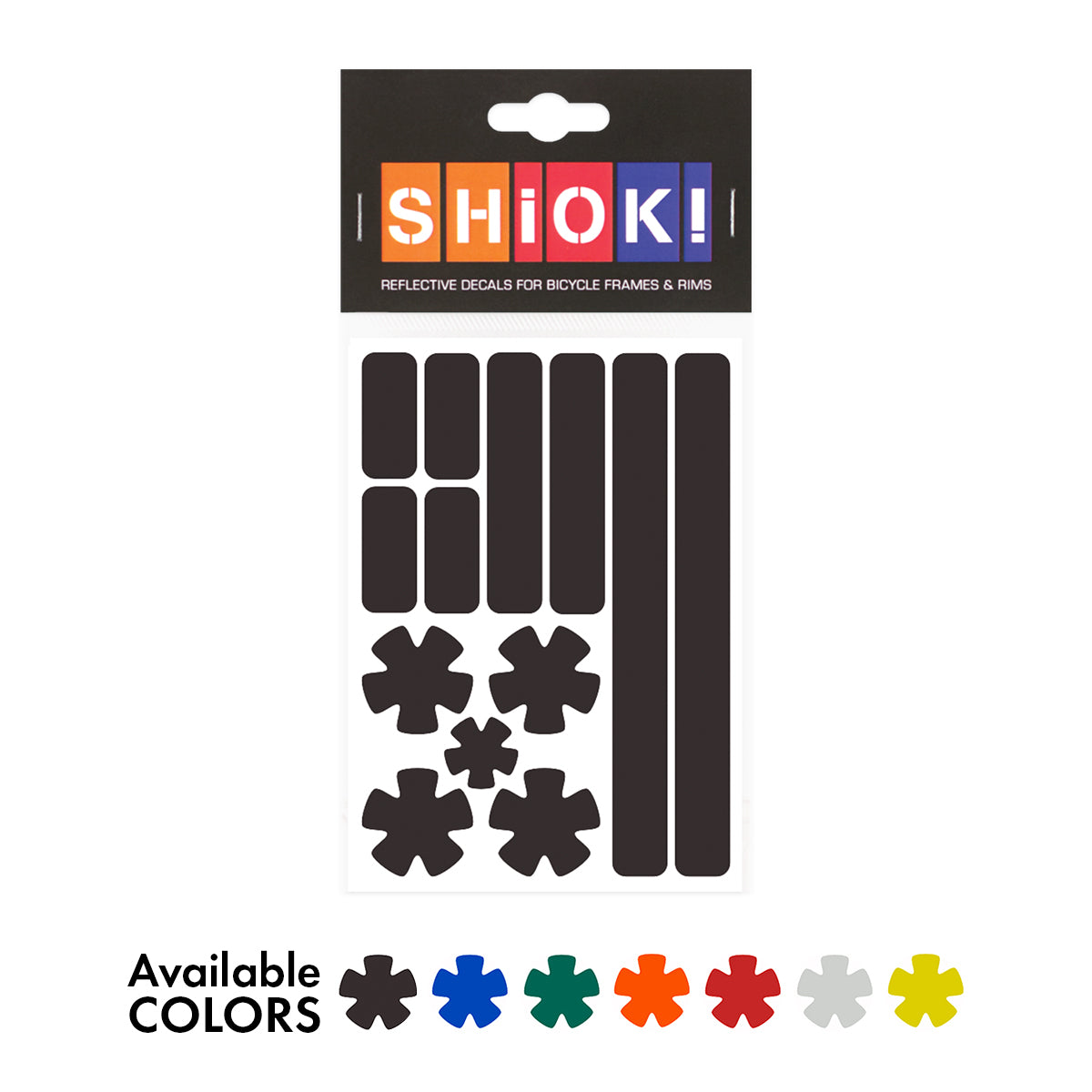 SHIOK Stars N Stripes Reflective Frame Decals