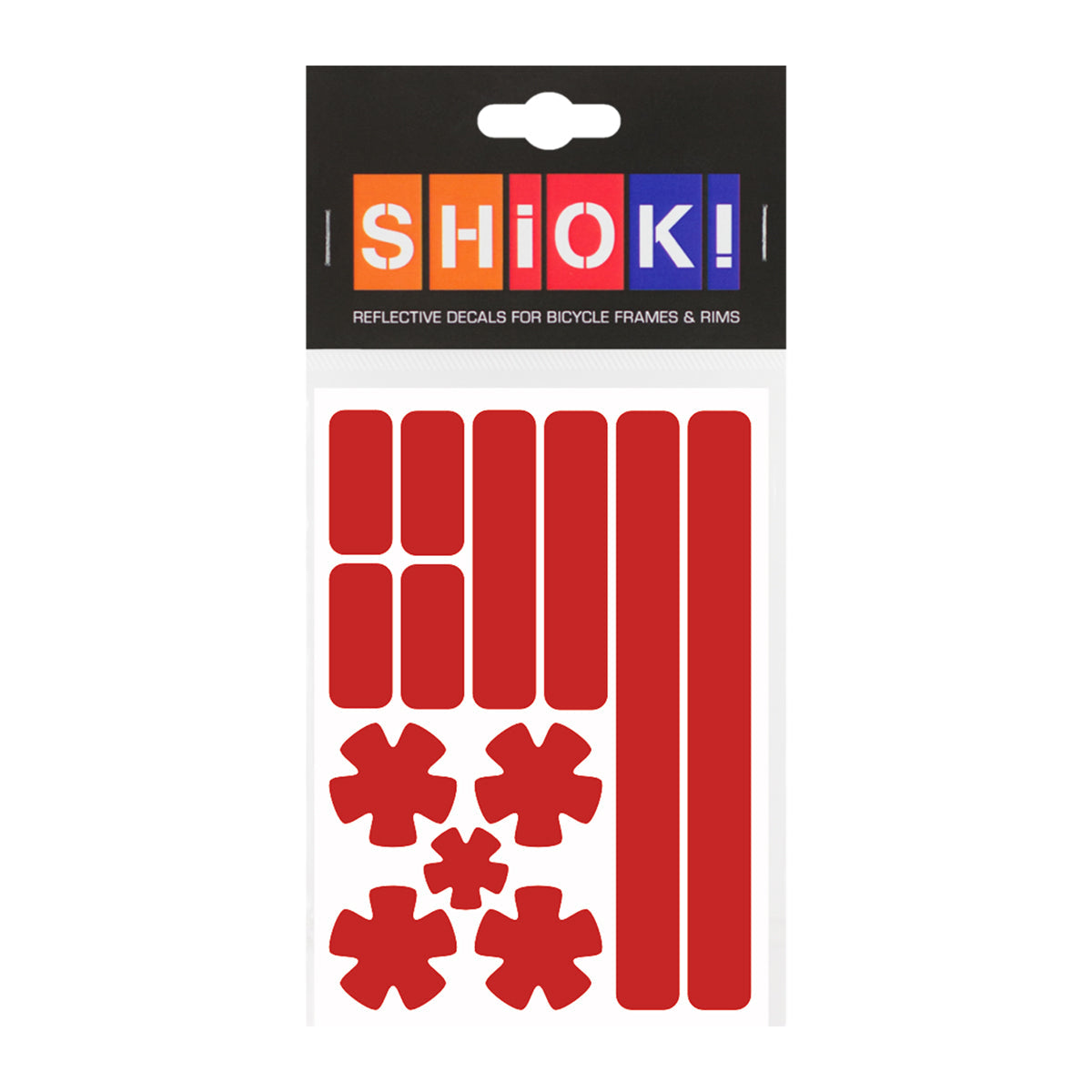 SHIOK Stars N Stripes Reflective Frame Decals