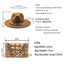 Sombrero Fedora de Lujo con Cadena Dorada para Mujeres