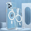MagSafe Compatible Magnetic Clear Case for iPhone 16/15/14/13/12/11 Pro Max Plus