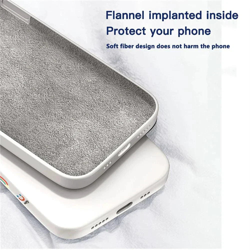 Coque en silicone de luxe pour Samsung Galaxy S24/S20/S21/S22/S23/Note Series