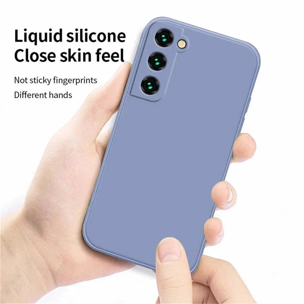 Coque en silicone de luxe pour Samsung Galaxy S24/S20/S21/S22/S23/Note Series
