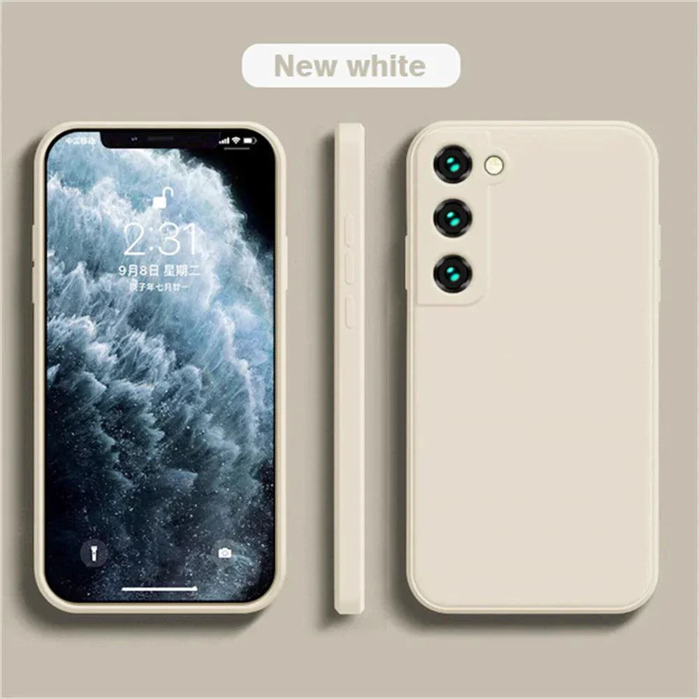 Coque en silicone de luxe pour Samsung Galaxy S24/S20/S21/S22/S23/Note Series