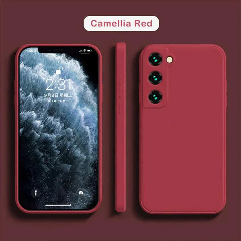 Coque en silicone de luxe pour Samsung Galaxy S24/S20/S21/S22/S23/Note Series