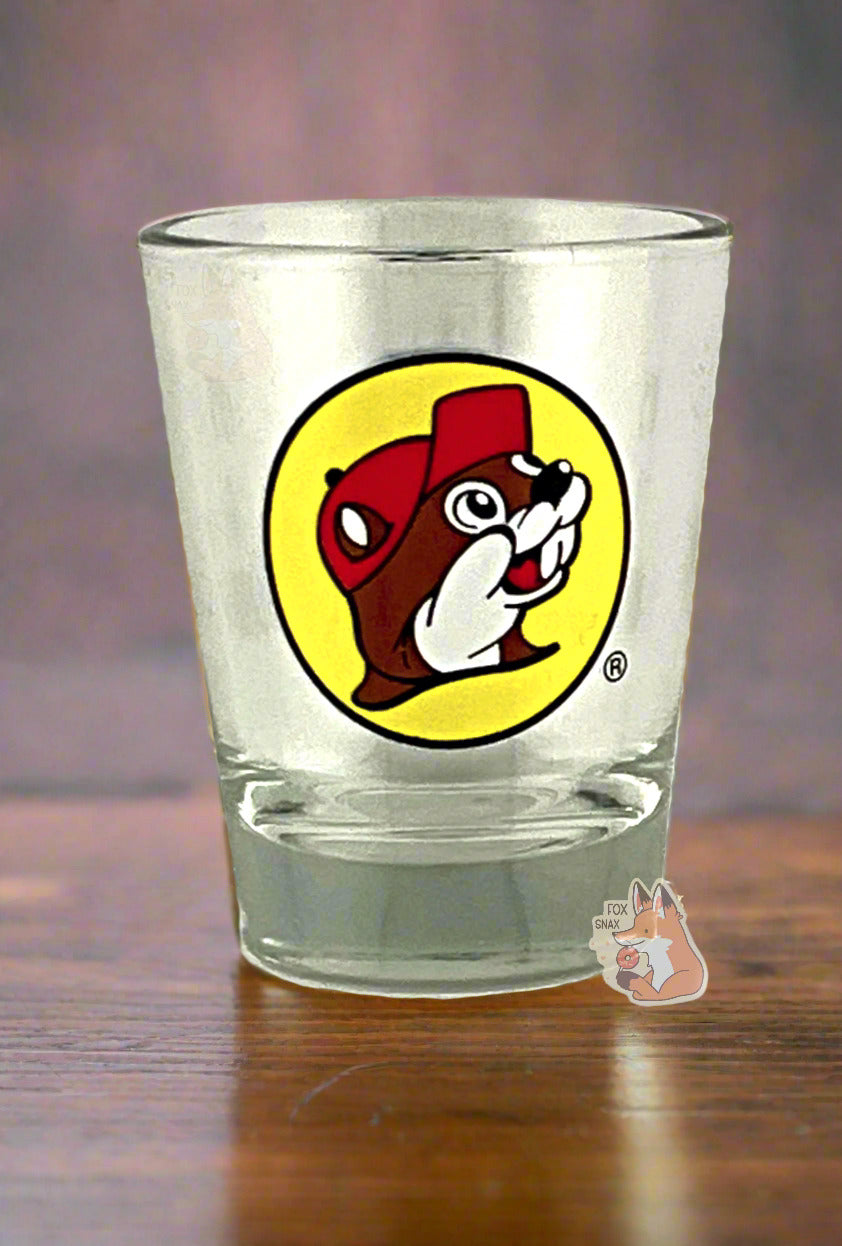 Buc-ee's C'est un verre à shot Beaver