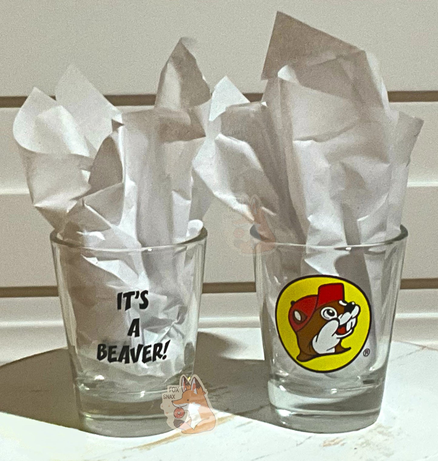 Buc-ee's C'est un verre à shot Beaver
