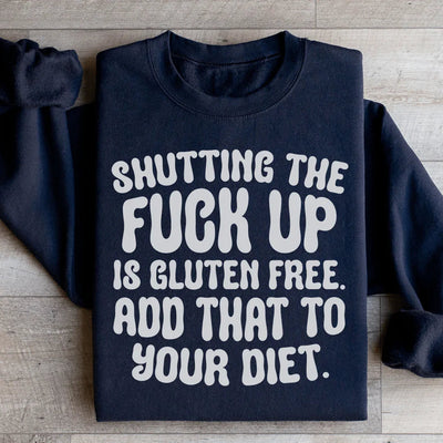 Sweatshirt "Shutting The Silence Est Sans Gluten"