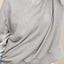 Side Slit Round Neck Long Sleeve Sweatshirt - Korvel