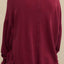 Side Slit Round Neck Long Sleeve Sweatshirt - Korvel
