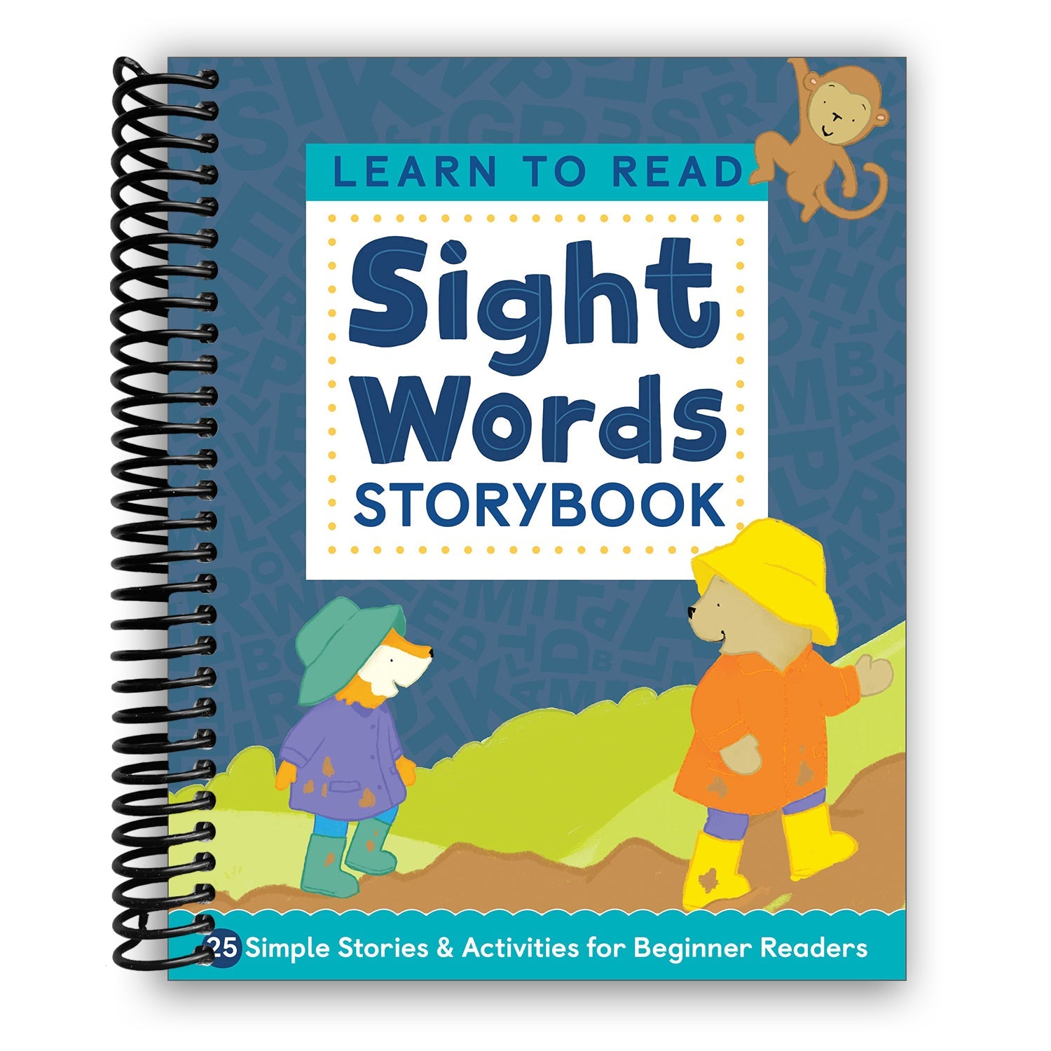 Learn to Read: Sight Words Storybook: 25 Simple Stories & Activities for Beginner Readers (Spiral Bound) - Korvel