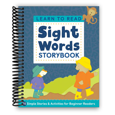 Learn to Read: Sight Words Storybook: 25 Simple Stories & Activities for Beginner Readers (Spiral Bound) - Korvel