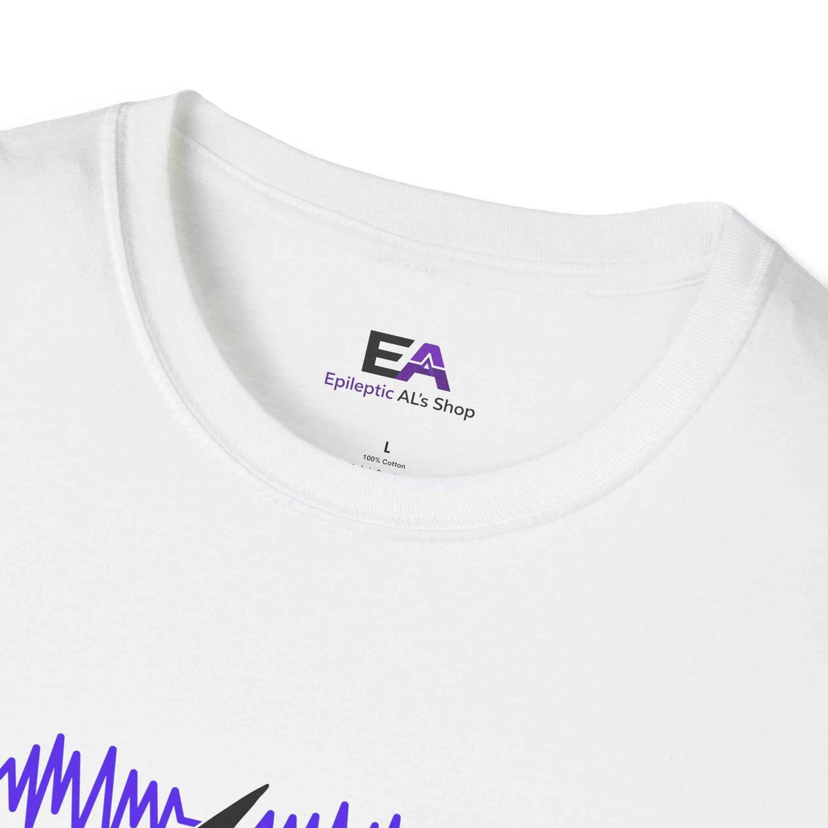 T-shirt d'interférence de signal — Statique silencieuse, étincelle visible