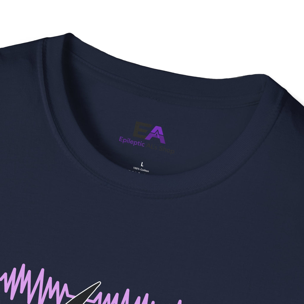 T-shirt d'interférence de signal — Statique silencieuse, étincelle visible