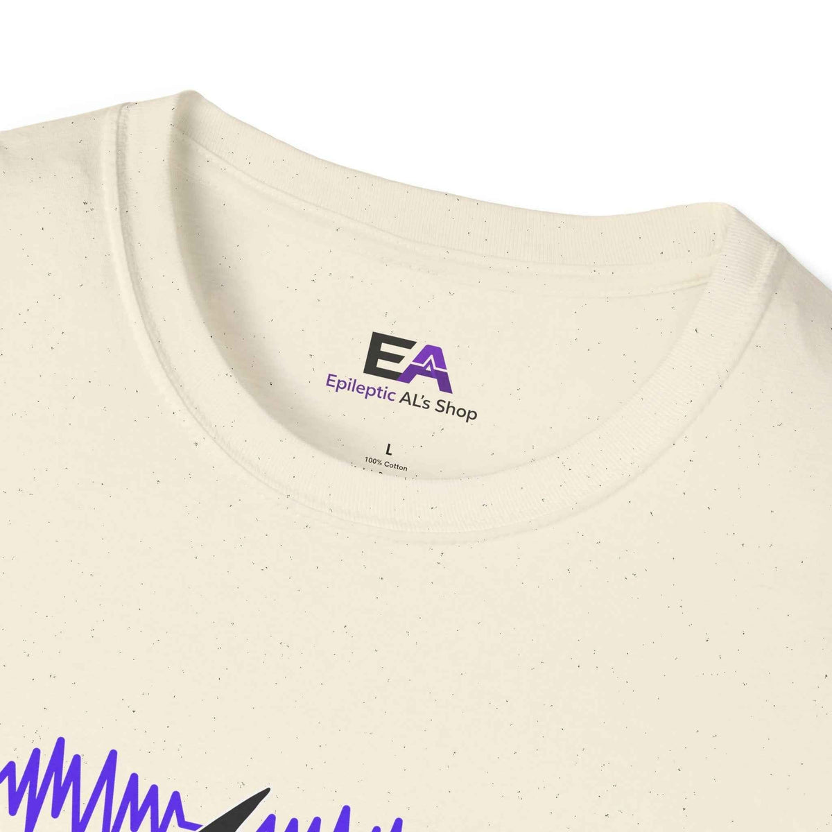 T-shirt d'interférence de signal — Statique silencieuse, étincelle visible