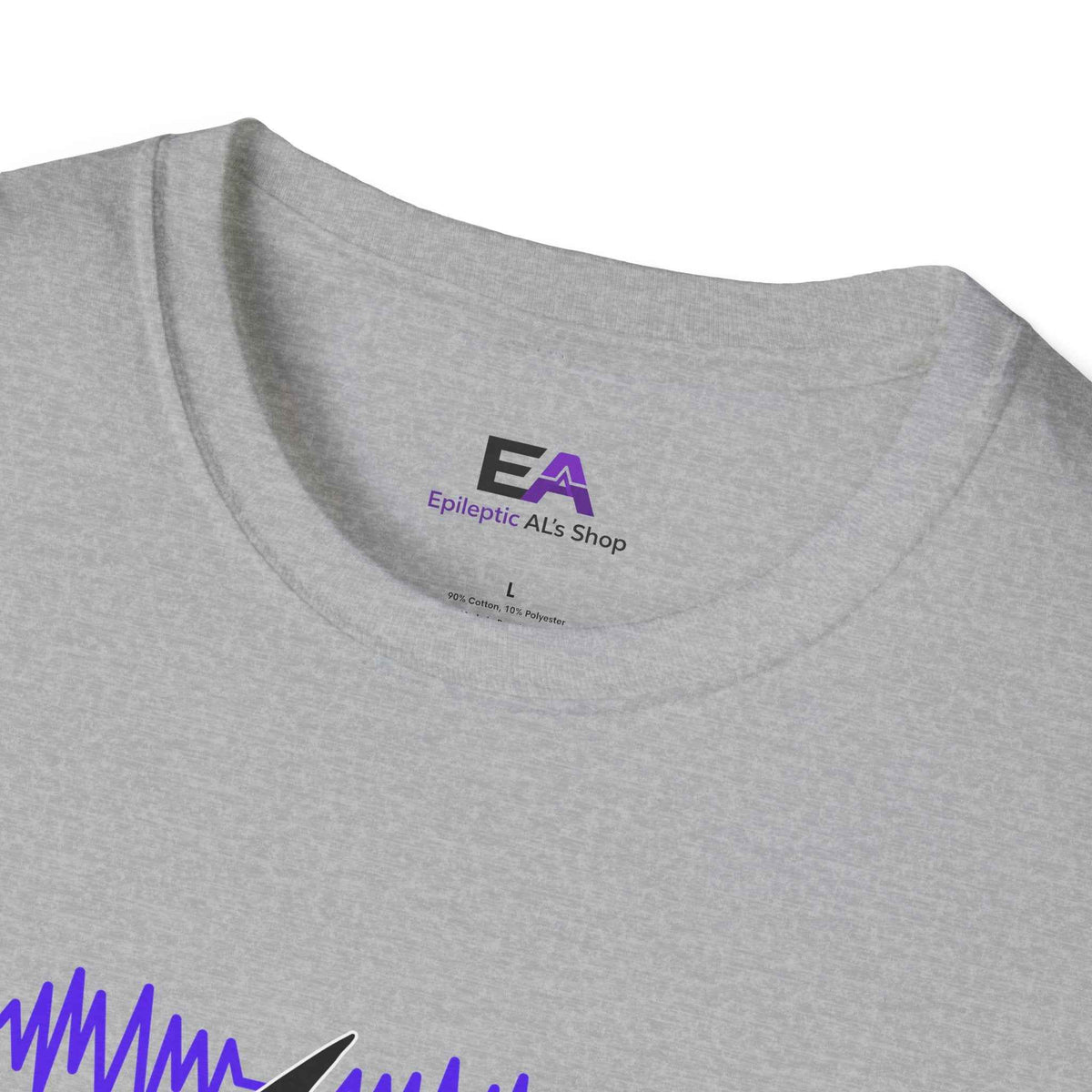 T-shirt d'interférence de signal — Statique silencieuse, étincelle visible