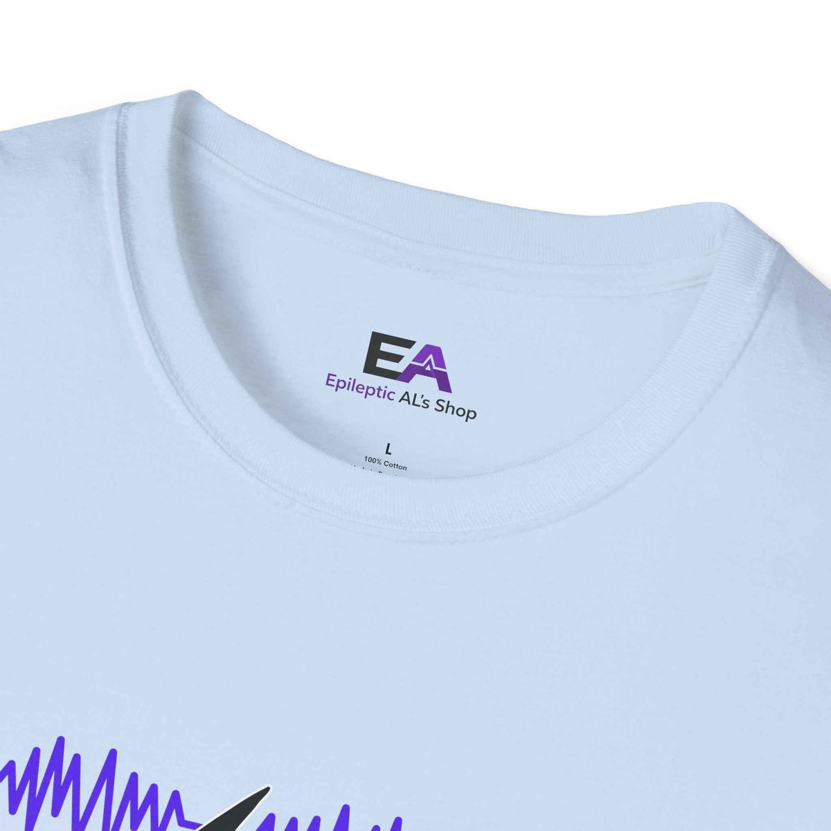 T-shirt d'interférence de signal — Statique silencieuse, étincelle visible