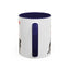 Silhouette Cat Lovers Accent Mug