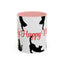 Silhouette Cat Lovers Accent Mug