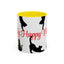 Silhouette Cat Lovers Accent Mug