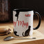 Silhouette Cat Lovers Accent Mug