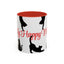Silhouette Cat Lovers Accent Mug