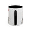 Silhouette Cat Lovers Accent Mug