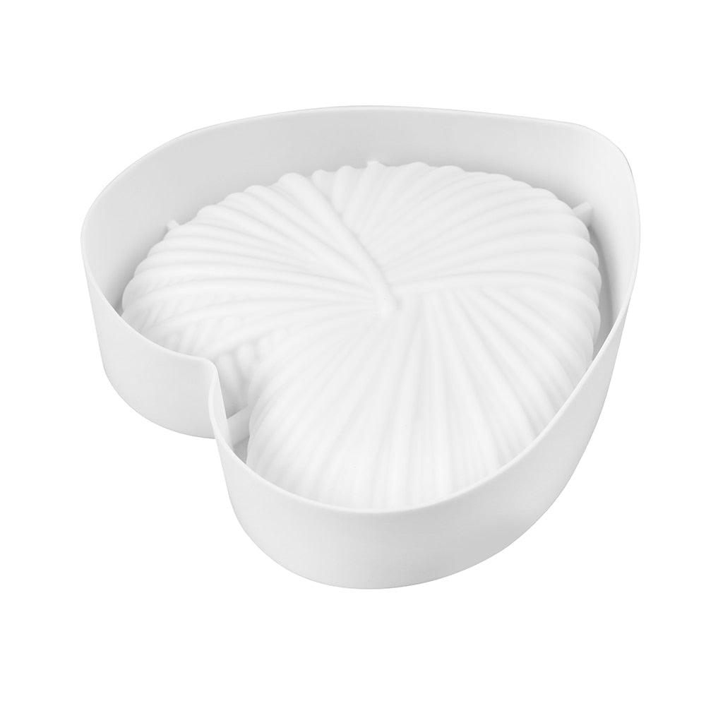 Moule à gâteau en silicone en forme de cœur - Antiadhésif et réutilisable