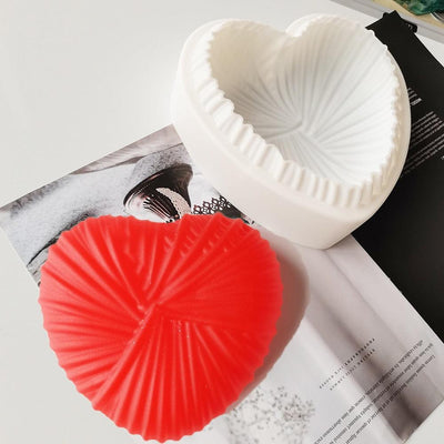 Premium Silicone Heart Cake Mold - Nonstick & Reusable