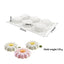 Moldes para Pasteles de Silicona en Forma de Margarita - Set de Utensilios de Hornear de 1/6 Cavidad