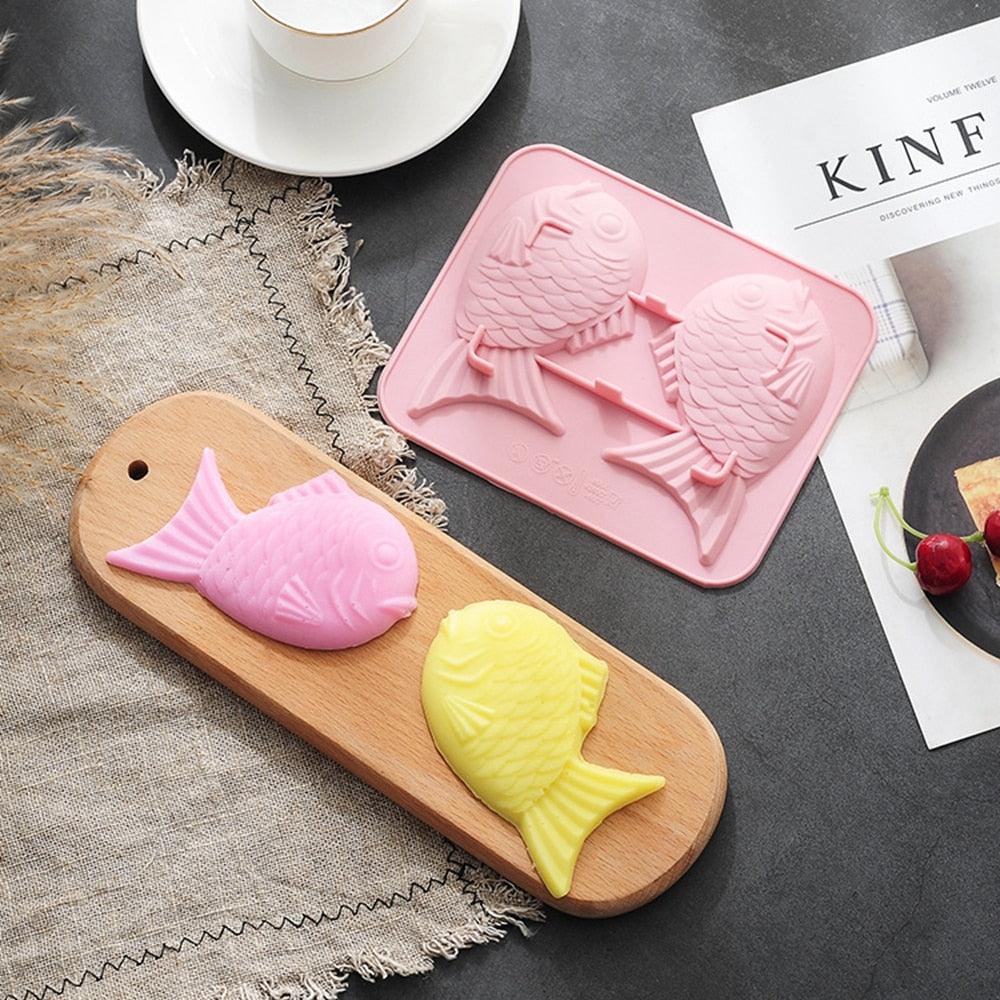Fish Shape Silicone Cake Mould - Premium Baking Accessory