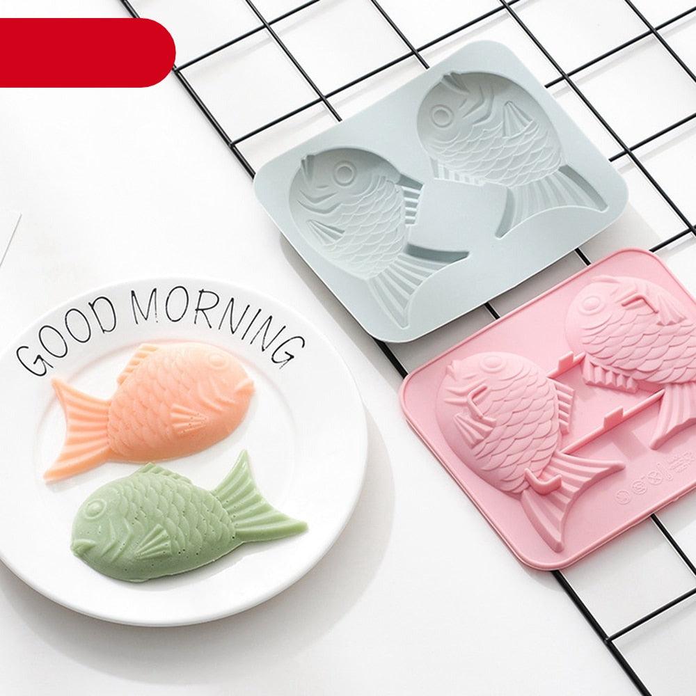 Fish Shape Silicone Cake Mould - Premium Baking Accessory