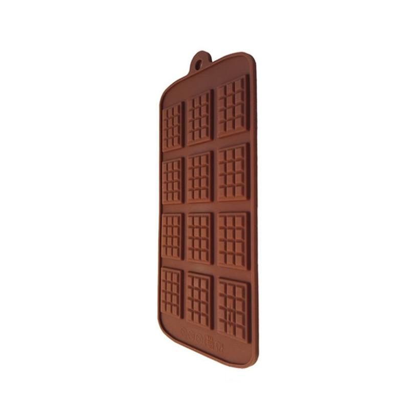 Premium Silicone Chocolate Mold with 12 Cells for Baking