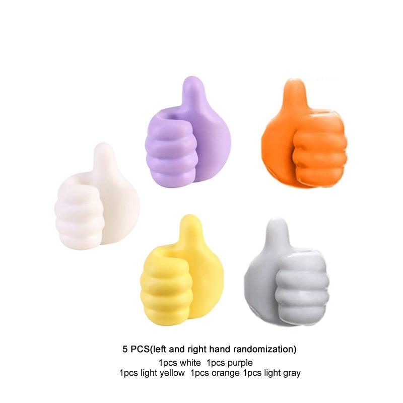 Ganchos de Silicona para Organizar Esenciales de Baño y Cocina