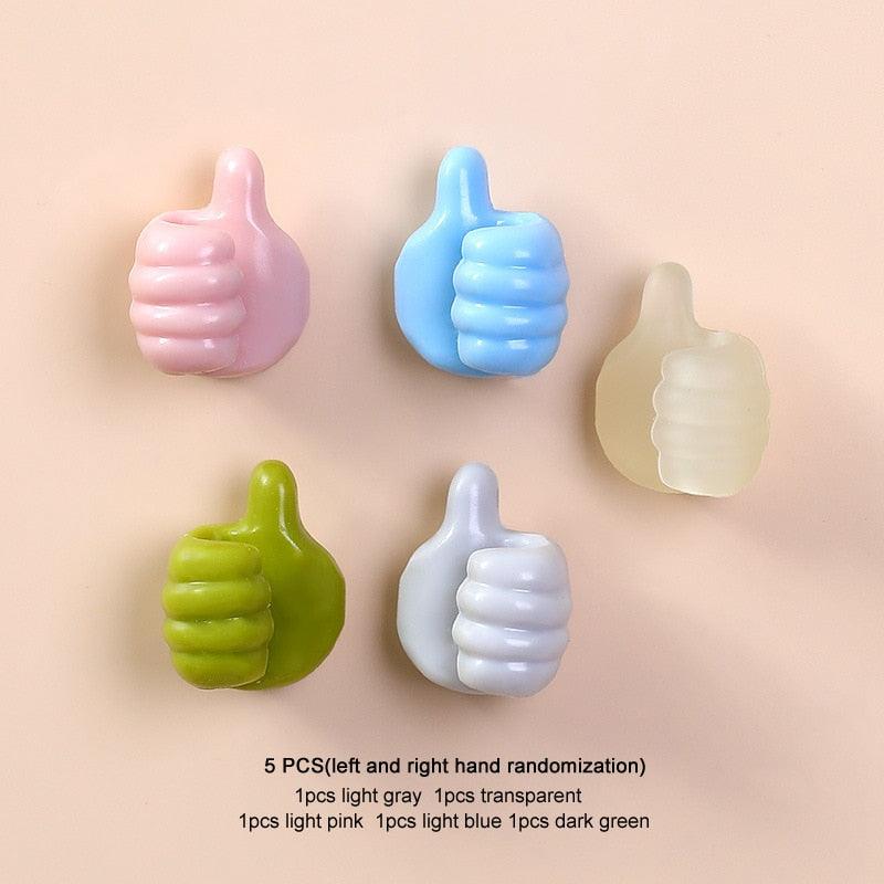 Ganchos de Silicona para Organizar Esenciales de Baño y Cocina