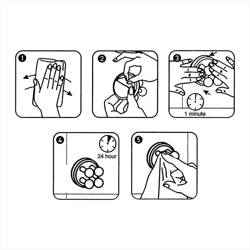 Ganchos de Silicona para Organizar Esenciales de Baño y Cocina