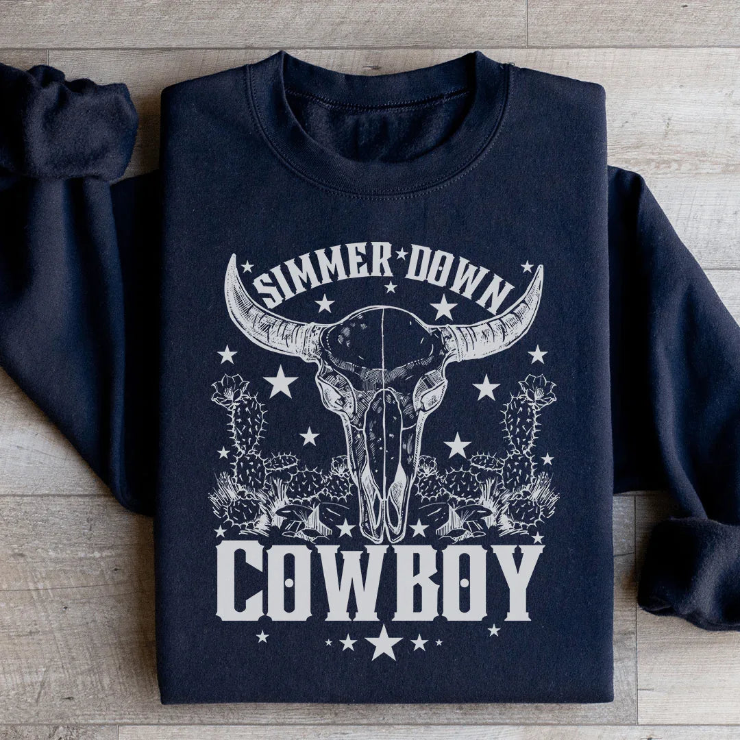 Sweatshirt Simmer Down Cowboy