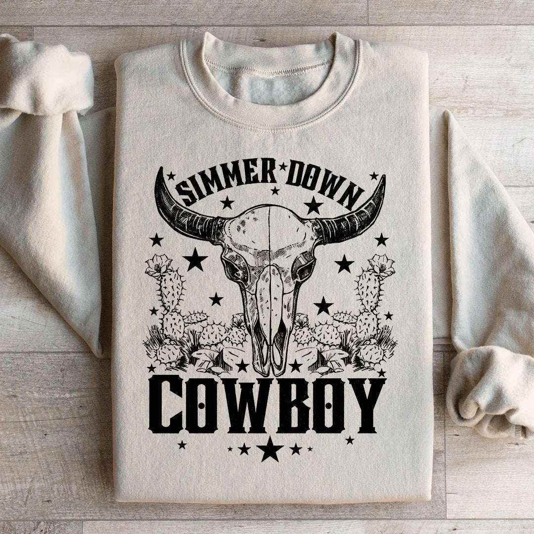 Sweatshirt Simmer Down Cowboy