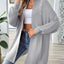 Simple and fashionable loose sweater with pearl nail beads cardigan - Korvel