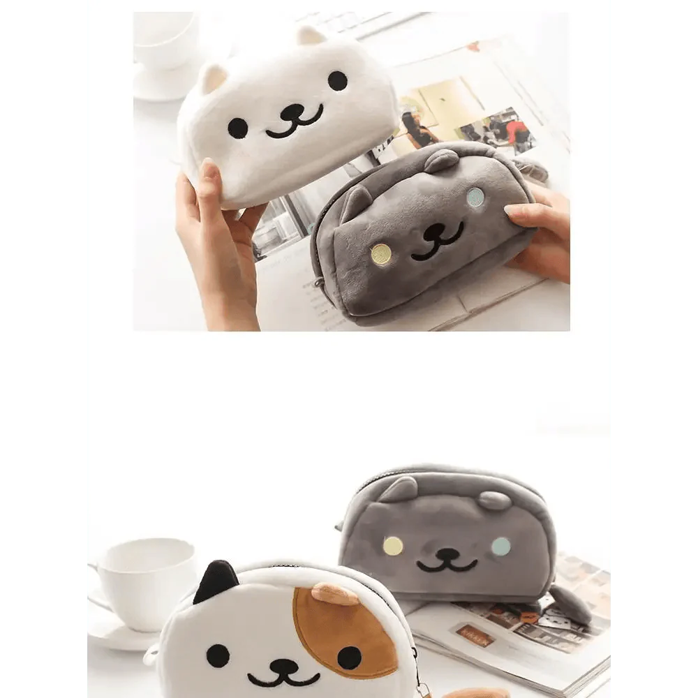 Cute Cartoon Pencil Pouch - Large Capacity Organizer