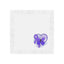 Serviettes à monnaie de sensibilisation à l'épilepsie avec papillon violet