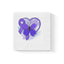 Serviettes à monnaie de sensibilisation à l'épilepsie avec papillon violet