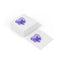 Serviettes à monnaie de sensibilisation à l'épilepsie avec papillon violet