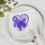 Serviettes à monnaie de sensibilisation à l'épilepsie avec papillon violet