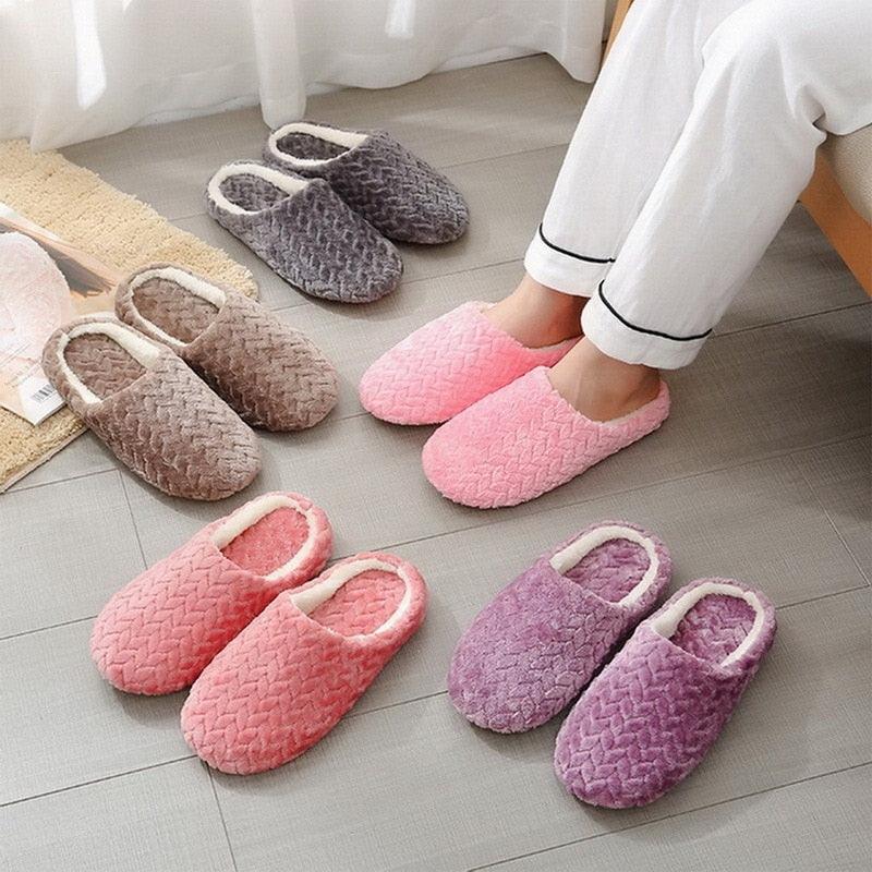 Zapatillas de Felpa de Espuma Viscoelástica Premium para Hombres y Mujeres