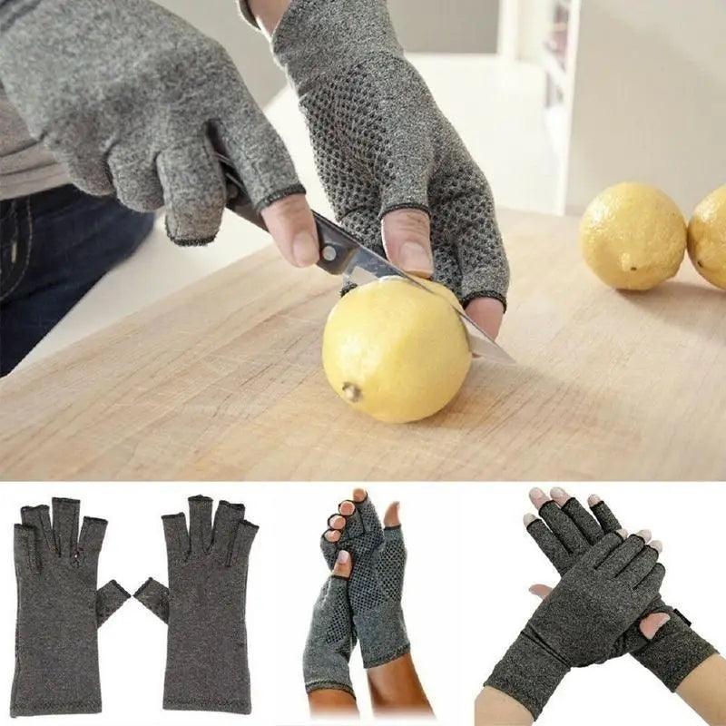 Classic Fingerless Arthritis Gloves for Comfort and Support
