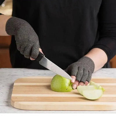 Classic Fingerless Arthritis Gloves for Comfort and Support